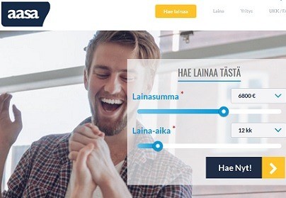 Aasa tarjoaa nyt entistä suurempaa jopa 10000 euron lainaa