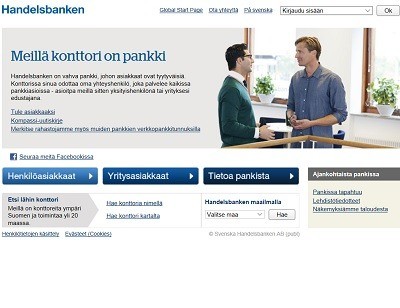 Handelsbanken – Pankkipalveluita jo vuodesta 1985