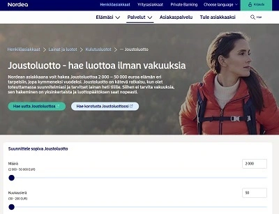 Nordea joustoluotto kokemuksia