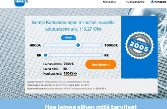 Laina.fi: Kokemuksia ja arvostelu