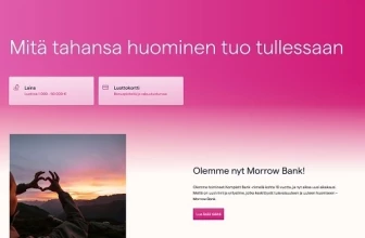 Morrow Bank: Kokemukset ja arvostelu norjalaispankista